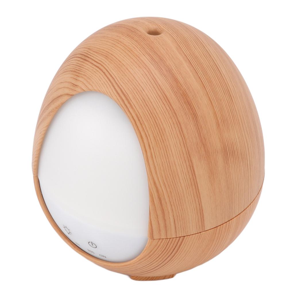 Ароматерапевтический увлажнитель воздуха 200 мл с дистанционным управлением, настольный увлажнитель с рисунком под дерево и светодиодной подсветкой