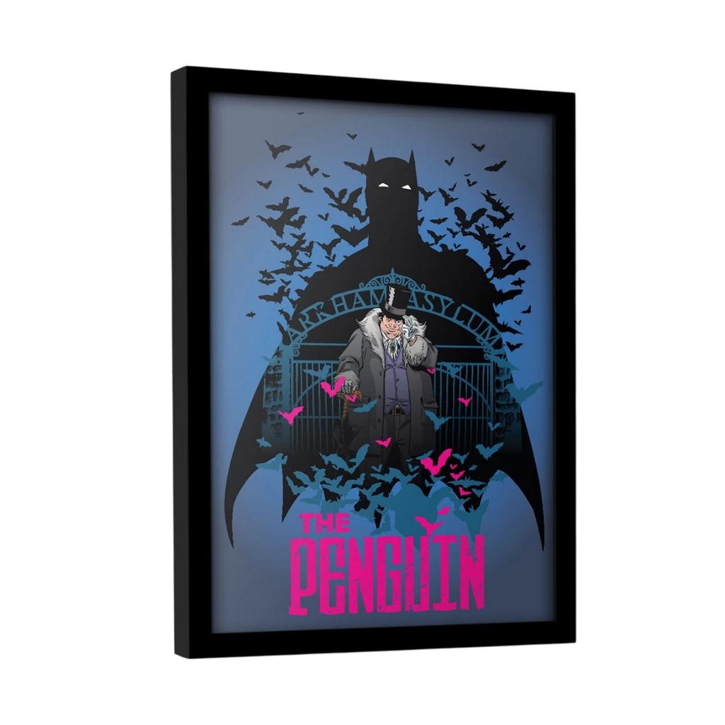 Batman Arkham The Penguin Framed Poster