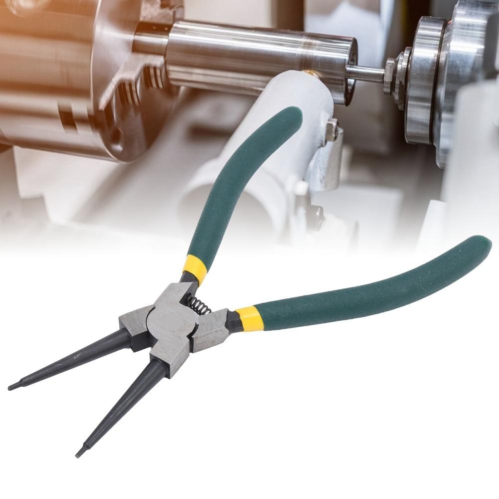 Straight Jaw Snap Ring Pliers 7-Inch Circlip Clamp Tool Retaining Ring Pliers For Ring Removal