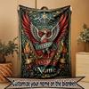 Custom Name Personalized LFC Print Blanket, Home Decor, Bedroom, Sofa, Camping, Couch, Gifts for Birthday Christmas
