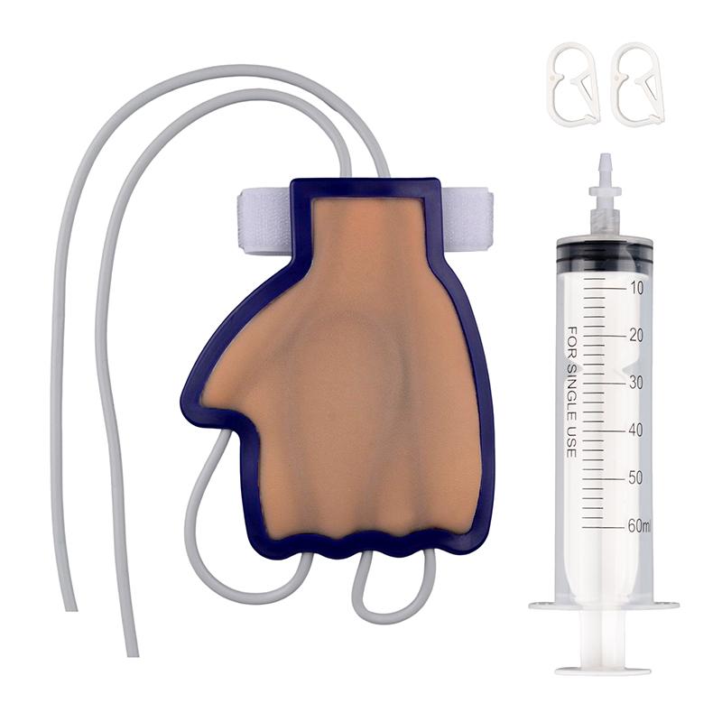 Вены на тыльной стороне руки Венепункции Носимая модель руки Инъекции в руку Медсестра Взятие крови Обучение Практика Форма