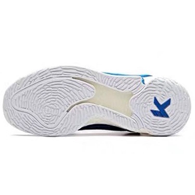 Anta Thompson KT4 Playoffs Mid Basketball Shoes Men Basketball Shoes Black Blue 11921101-2