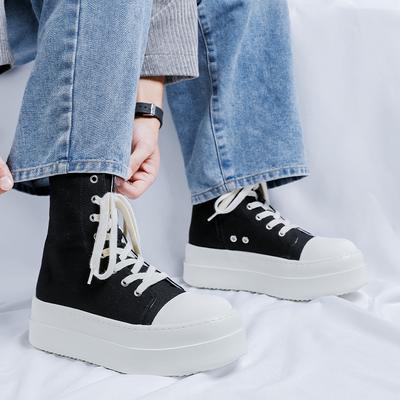 Мужские кеды с высоким верхом, нишевые кеды на толстой подошве, новый американский тренд, крутые уличные парные кеды с высоким верхом 18459-R