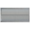 vidaXL Couchtisch 100x50x33 cm Grau Massivholz Akazie