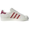 adidas Кроссовки Superstar White Legacy Burgundy Унисекс Кремово-Белый Облачный Полуударно-Оранжевый HQ8867