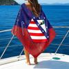 1pc Atletico Madrid Beach Towel, Beach and Seaside Swimming Pool Equipment, Fashion Pattern, Rectangular, Travel Essentials