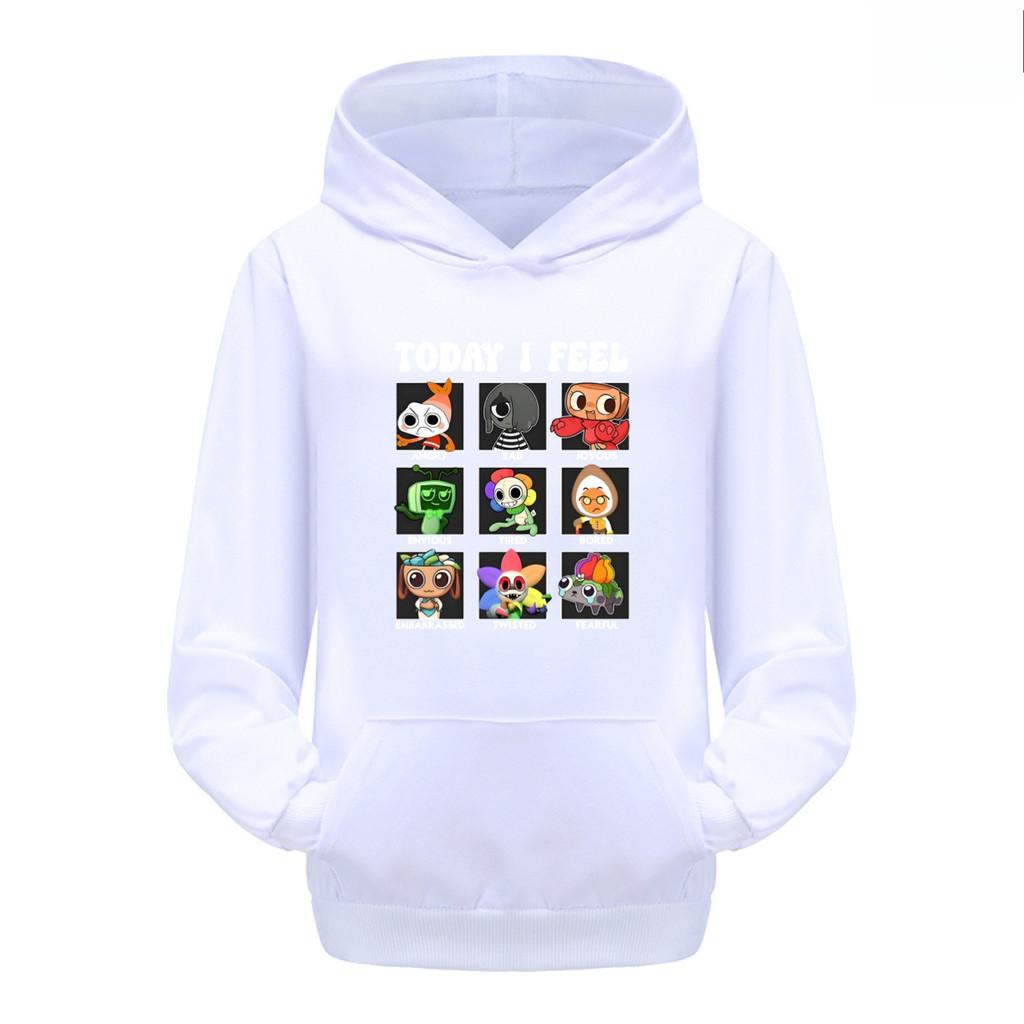 5405 Детские Худи для Мальчиков и Девочек Dandy World с Принтом Повседневные с Длинным Рукавом