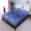Printed Waterproof Bed Mattress Protector Anti-mite Bed Mattress Topper Breathable Soft Bed Cover No Pillowcase