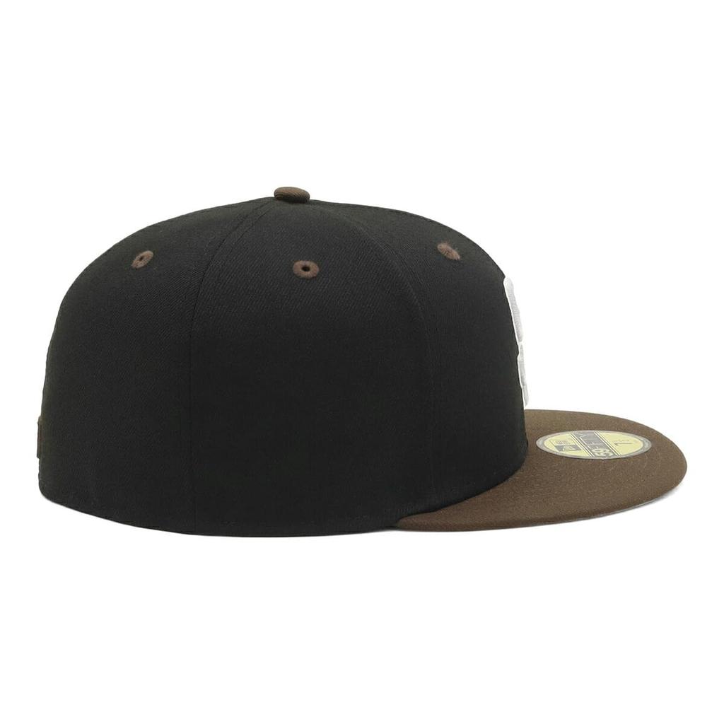 NEW ERA Cap 59FIFTY MLB ONSPOTZ Exclusive San Diego Padres Black Walnut 7 59Fifty Color Black Moss 1/8 2-Tone