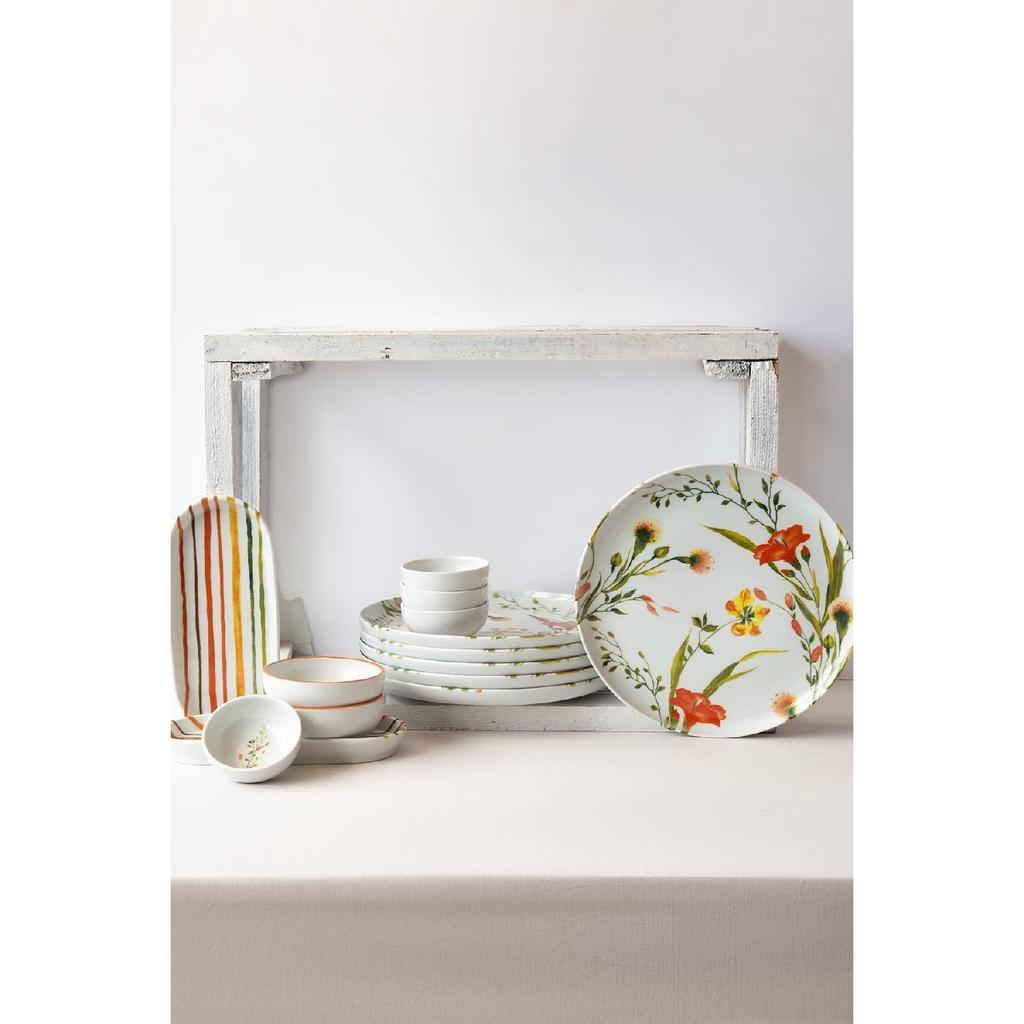 Moderna 14 Piece Breakfast Set For 6 People Fiore