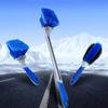 Wheel Brush and Tire Cleaner for Car Detailing, 3 Pack Auto Detailing Car Wash Brush, Long Handle Brush for Tires and Wheels, Wheel Cleaner Brush
