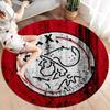 AFC Ajax Round Area Rug,Carpet Rug for Living Room Bedroom Sofa Playroom Decor,Non-slip Floor Mat