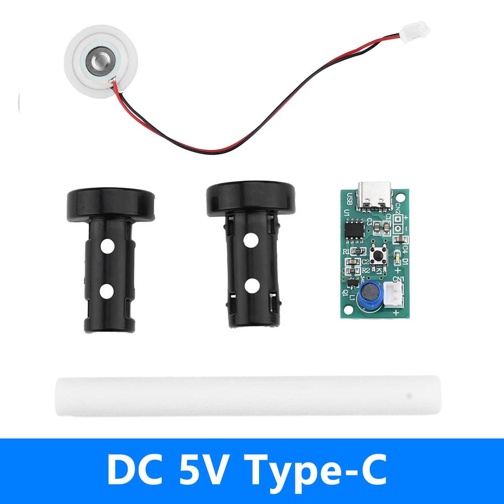 DC5V Single Spray Non-Switched Atomization Humidification Module DIY Ultrasonic Atomizer TYPE-C Mini Humidifier