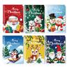 Christmas Coloring Book Set Cartoon Graffiti Coloring Children's Holiday Party Christmas Eve Coloring Book