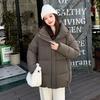 New cotton-padded women's winter thickened hooded loose bread clothes small cotton clothes trendy coat