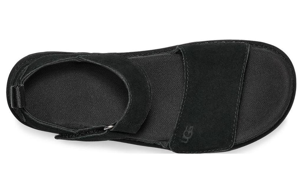 Women's Sandals UGG Goldenstar Cow Split Leather Stylish Sandal Women's Black