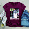 Vintage Freya Skye Tshirt Descendants Zombies Worlds Collide Tour The Rise of Red Tee Y2k Top Trendy Casual Short Sleeves Tops