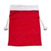 Christmas Velvet Santa Claus Bag 12 X 16/20 X 28 Inch Large Santa Gift Sack with Drawstring Holiday Gift Bag for Present Toys Xmas Party Supplies