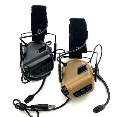 Тактическая гарнитура связи EARMOR M32 SE, электронные стрелковые наушники, шумоподавляющие наушники и адаптер PTT EARMOR M51(КЕН)
