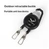 1/2 шт. Выдвижные держатели для бейджей, двойные выдвижные клипсы-ремешки, держатели для бейджей на катушке с стальным тросом для рыбалки