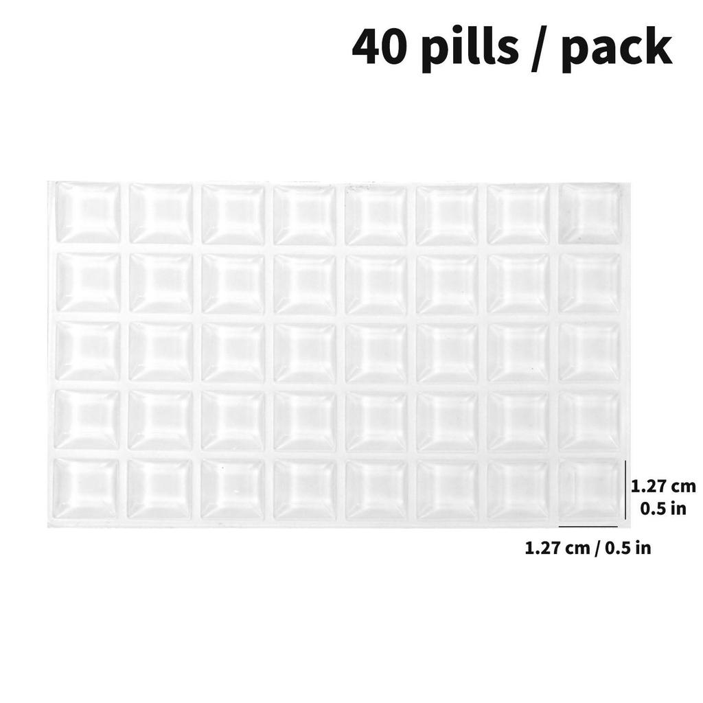 Self Adhesive Trapezoid Silicone Bumper Pads Clear Anti Slip Rubber Buffer Feet Noise Stopper Furniture Cabinet Protection Pad