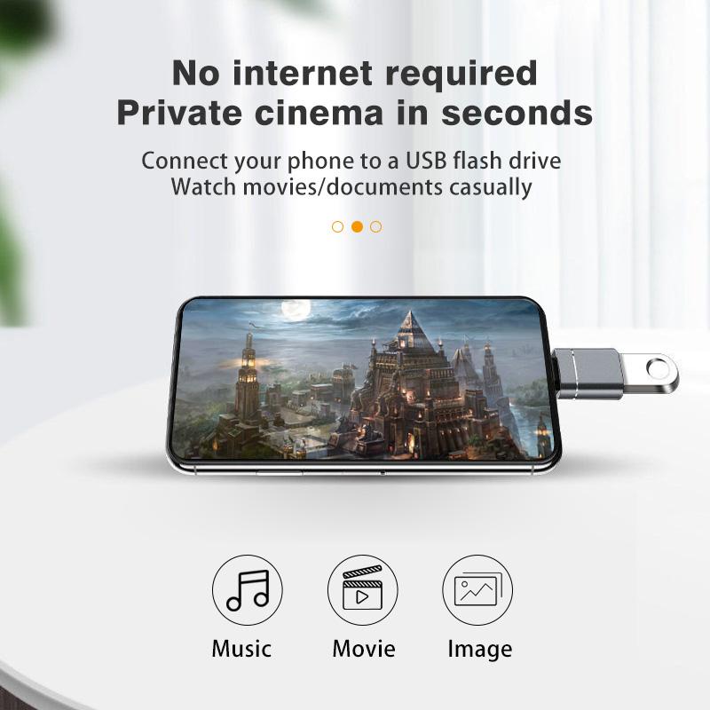 FONKEN Адаптер OTG типа C-USB C 3,0 USB-C «папа-гнездо» USB-кабель-конвертер для флэш-накопителя Macbook, разъем USB3 для мыши и телефона
