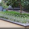 Thickened Plastic Imitation Brick Garden Fence for Courtyard and Vegetable Gardens