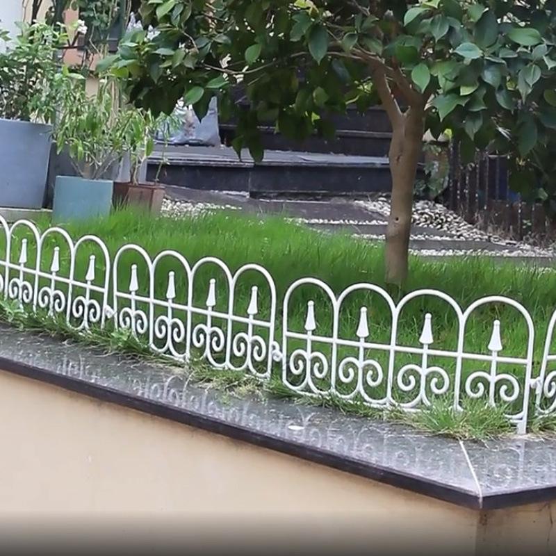 Thickened Plastic Imitation Brick Garden Fence for Courtyard and Vegetable Gardens