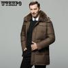 Winter Medium and Long Section Cotton Clothing Large Size Down Jacket Outdoor Leisure Men's Clothes