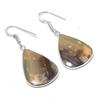 Натуральный камень Яшма Пикассо Ювелирное изделие из серебра 925 пробы Серьга 1,77" AEE-10908