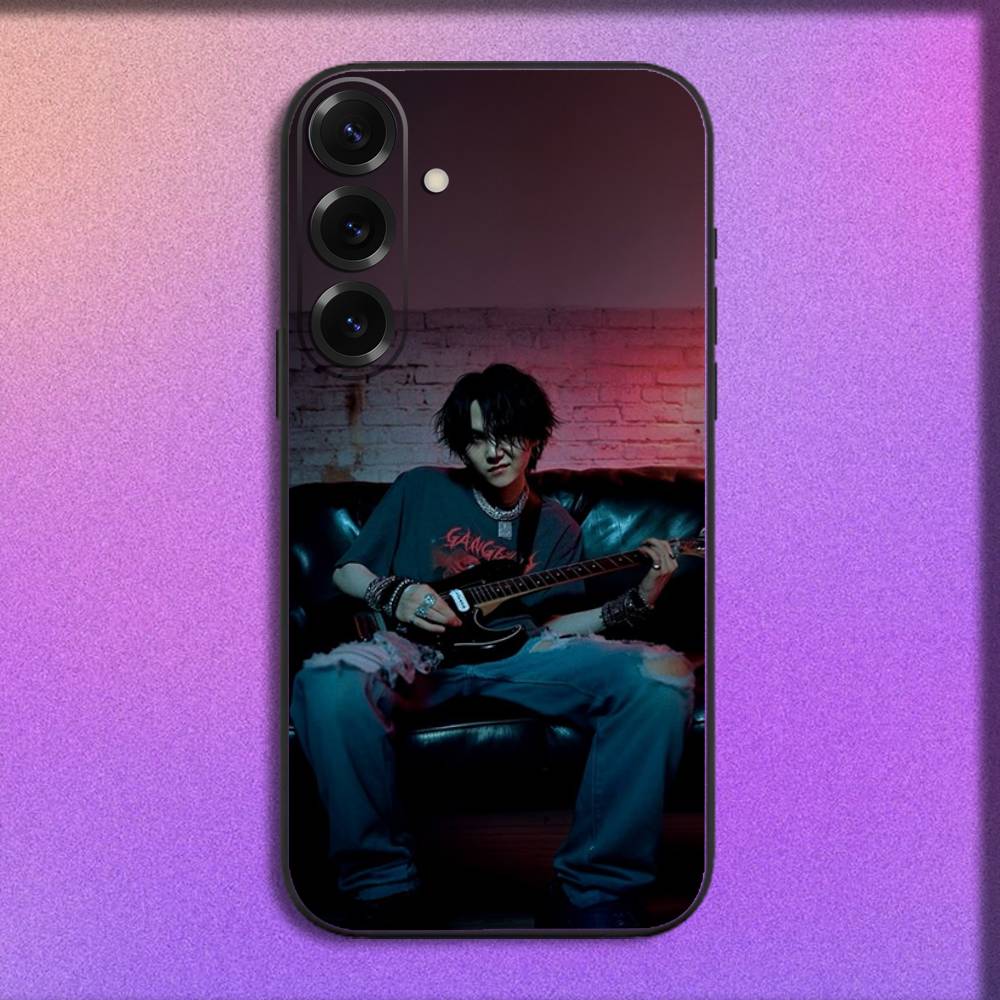 Чехол для телефона singer A-Agust D M-Min Yoongi для Samsung S25,S24,S21,S22,S23,S30,Ultra,S20,Plus,Fe,Lite,5G Черный чехол