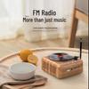 Ретро-фонограф Bluetooth-динамик: Винтажный виниловый проигрыватель с радио - идеальный душевный подарок