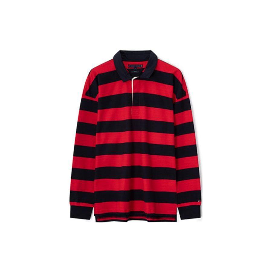 Tommy Hilfiger Свитшот в полоску Color Block Мужские топы MW0MW30019