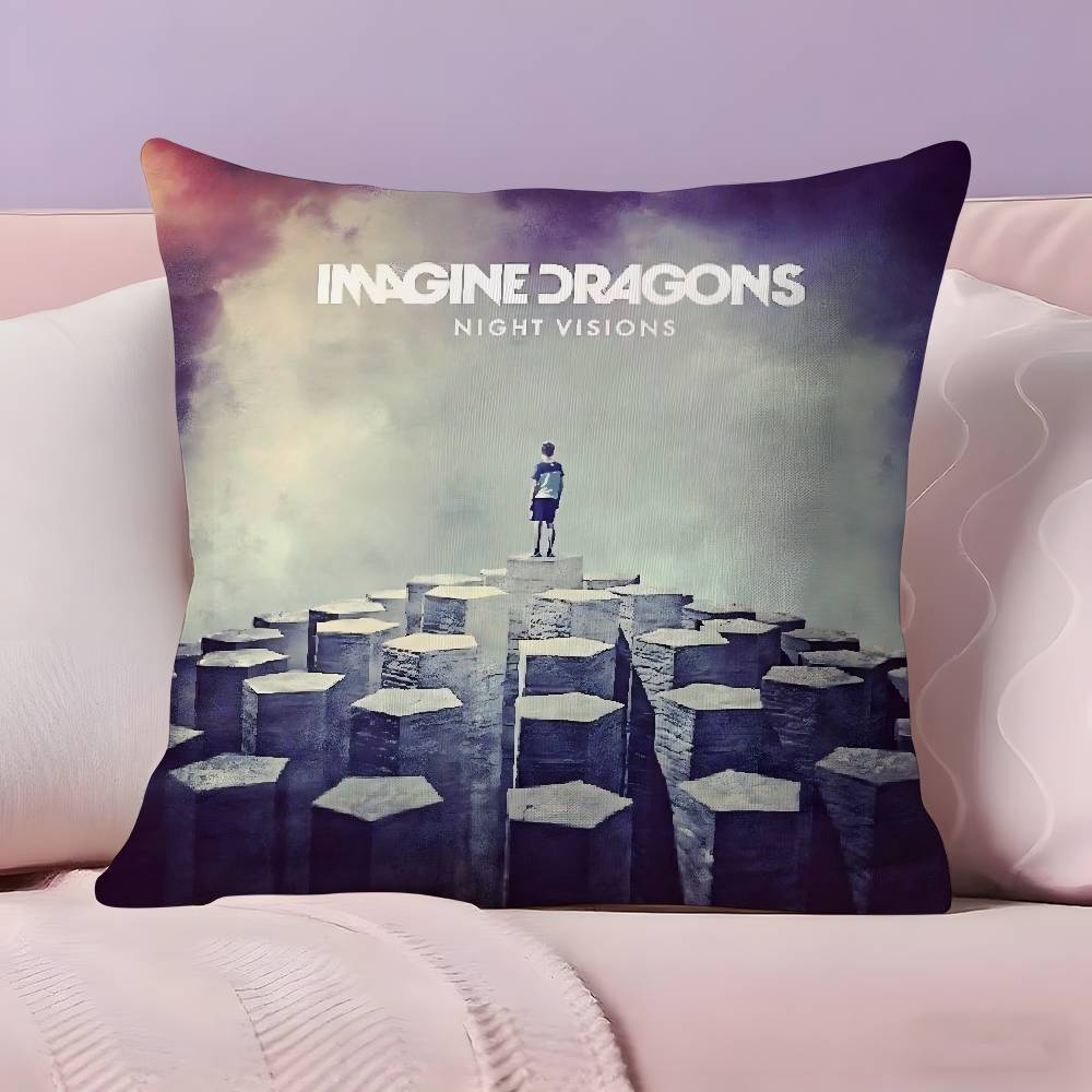 L-Imagine D-Dragons Наволочка Ультрамягкая, Безопасная для Кожи Ткань Облакоподобный Комфорт и Скрытая Молния