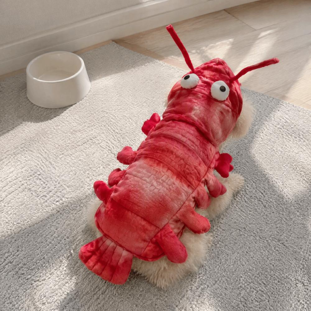 Soft Lobster Pet Costume Cozy Lobster Cosplay Clothes Funny Cat Halloween Costume Dress Up