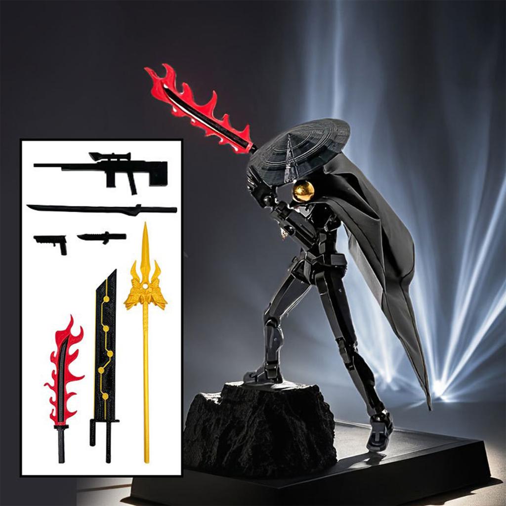 Мобильный набор кукол, 3D-робот-титан, подвижная кукла, подходит для коллекционеров, украшение для рабочего стола