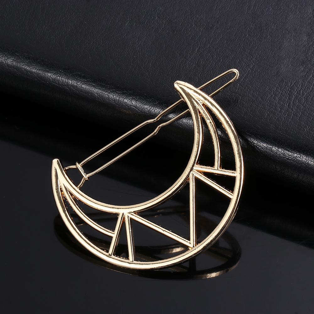 Gift Shiny Hair Accessories Snap Barrette Metal Hair Pin Hairgrip Girls Hair Clips