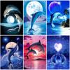 DIY Дельфин 5D алмазная живопись животные вышивка крестиком полная квадратная круглая дрель из смолы домашний декор Рождественский подарок настенное искусство