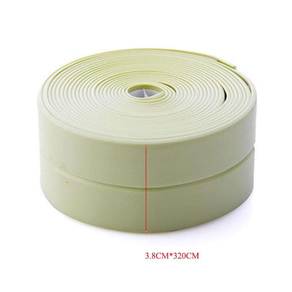 Waterproof Anti-mildew Sealing Tape Bathroom Bathtub White PVC Self-adhesive Sealing Strip Kitchen Sink Door Window Seam Sticker