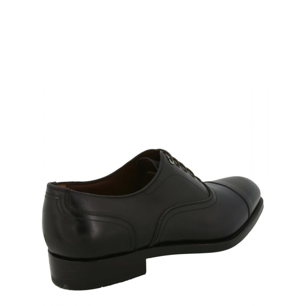 Salvatore Ferragamo Baron Leather Oxfords Blue