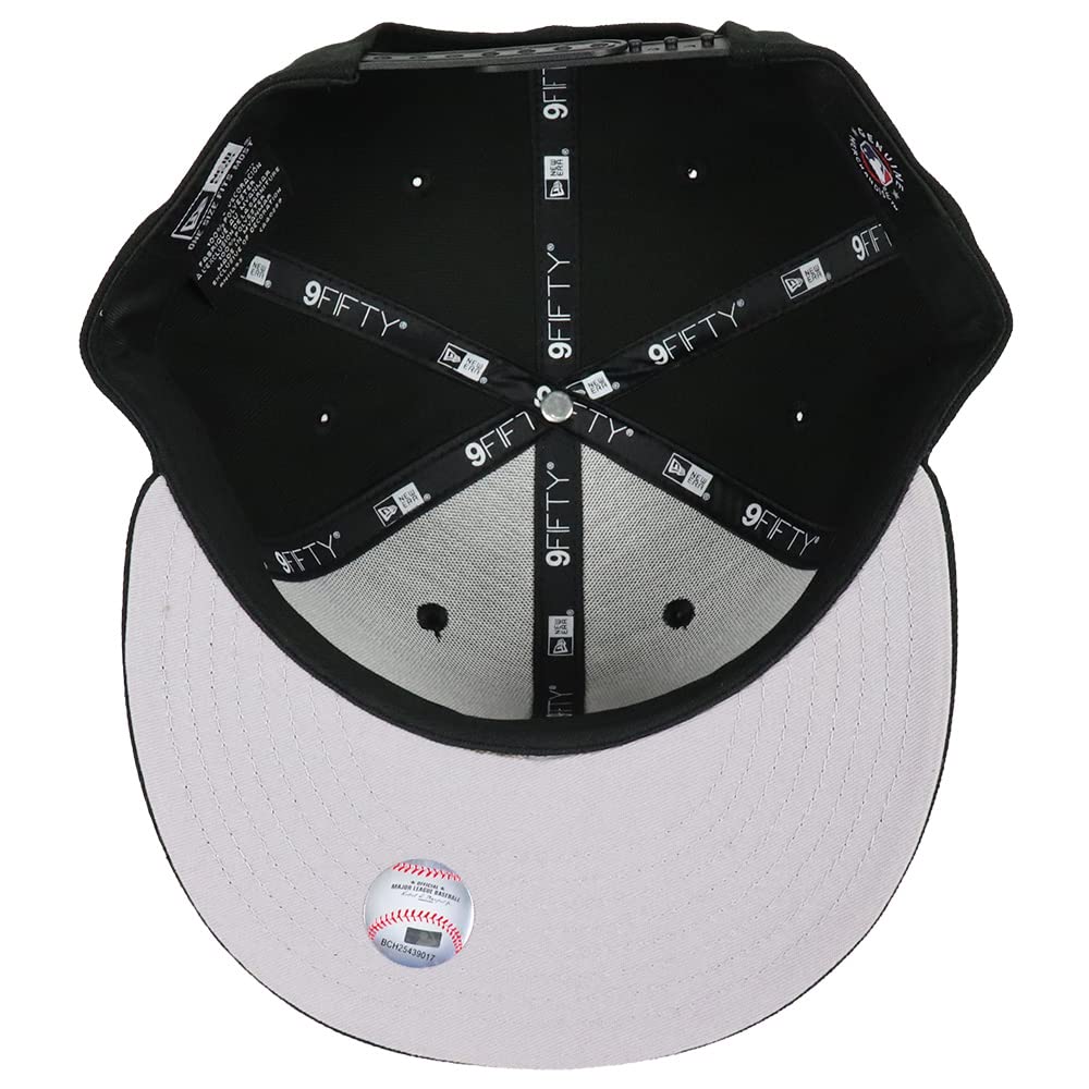 New Era Los Angeles Dodgers 9FIFTY Snapback Cap, Men's, Black and White, Baseball Cap [Parallel Import]