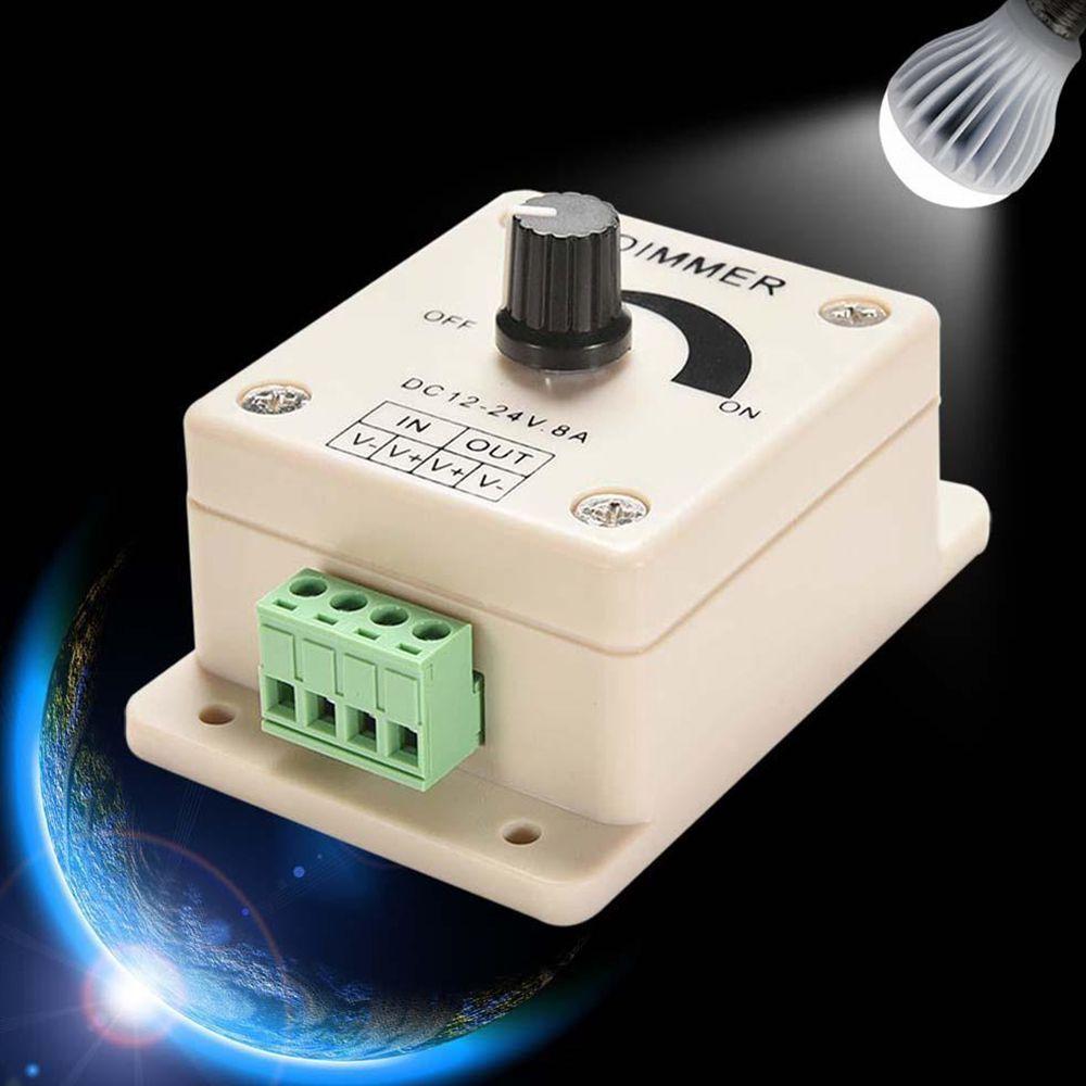 Single Color PWM Digital Dimming Adjustable Brightness Dimmer Switch Controller LED Light Protect