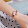 Retro Women's Square Alloy Waterproof Bracelet Watch