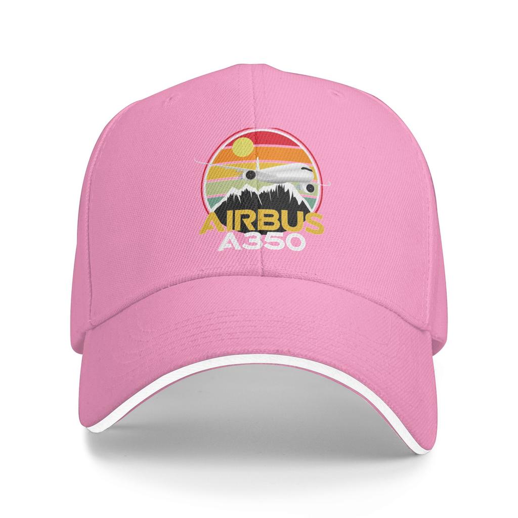 Airbus A350 Sunset Pilot Casual Baseball Cap Summer Trucker Hat Outdoor Gym Hip Hop Hats Men Adult Streetwear Baseball Caps