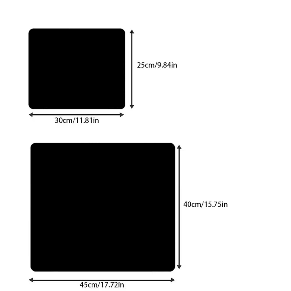 Hot Sell Solid Colors Mouse Pad Square Computer Office Game Table Mats Rubber Anti-slip Laptop Mousepads 40X45 Large Desk Pads