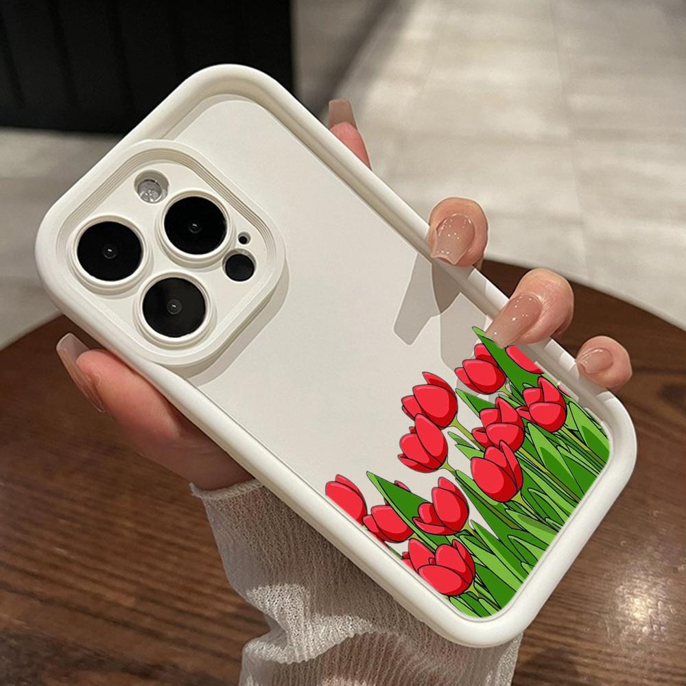LZ16 цветочный силиконовый чехол для телефона Xiaomi 11 Lite 5G 14T Redmi 14C 13C A3 Note 12 11 9 10 13 Pro Plus противоударный задний чехол