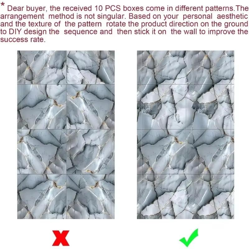 Plane Wall Stickers TV Background Wall Renovation Home Decoration Vinyl Sticker Imitation Tile Self-adhesive Foam PVC Wallpapers