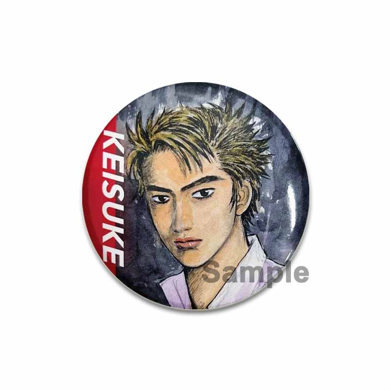 32/44/58MM Initial D Anime Enamel Pins for Clothes Bag Decor Round Cartoon Brooches On Backpack Racing Badge Jewelry Gift Accessory