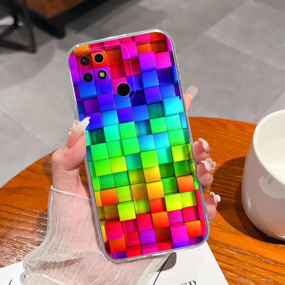 Covers For Redmi 10C Case Stylish Fun Soft Transparent Slim Silicone Anti Drop Phone Shell For Xiaomi Redmi 10 C Bumper Fundas