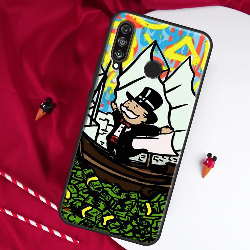 Monopolys Money Dollars For Huawei Nova 8i 7i 11i 12i 12s 9 10 SE Y90 Y60 Y70 Y72 Y61 Y91 P30 P40 Lite P60 Pro Case